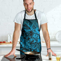 Aotearoa Maori Hei Tiki Apron Kikorangi Kowhaiwhai Puhoro Motif LT9 - Polynesian Pride