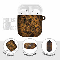 Aotearoa Maori Hei Tiki AirPods Case Koura Kowhaiwhai Puhoro Motif LT9 - Polynesian Pride