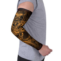 Aotearoa Maori Hei Tiki Arm Sleeves Koura Kowhaiwhai Puhoro Motif LT9 - Polynesian Pride