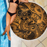 Aotearoa Maori Hei Tiki Beach Blanket Koura Kowhaiwhai Puhoro Motif LT9 - Polynesian Pride