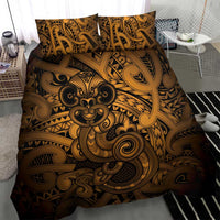 Aotearoa Maori Hei Tiki Bedding Set Koura Kowhaiwhai Puhoro Motif LT9 - Polynesian Pride