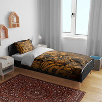 Aotearoa Maori Hei Tiki Bedding Set Koura Kowhaiwhai Puhoro Motif LT9 - Polynesian Pride