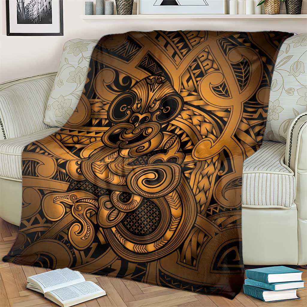 Aotearoa Maori Hei Tiki Blanket Koura Kowhaiwhai Puhoro Motif LT9 - Polynesian Pride
