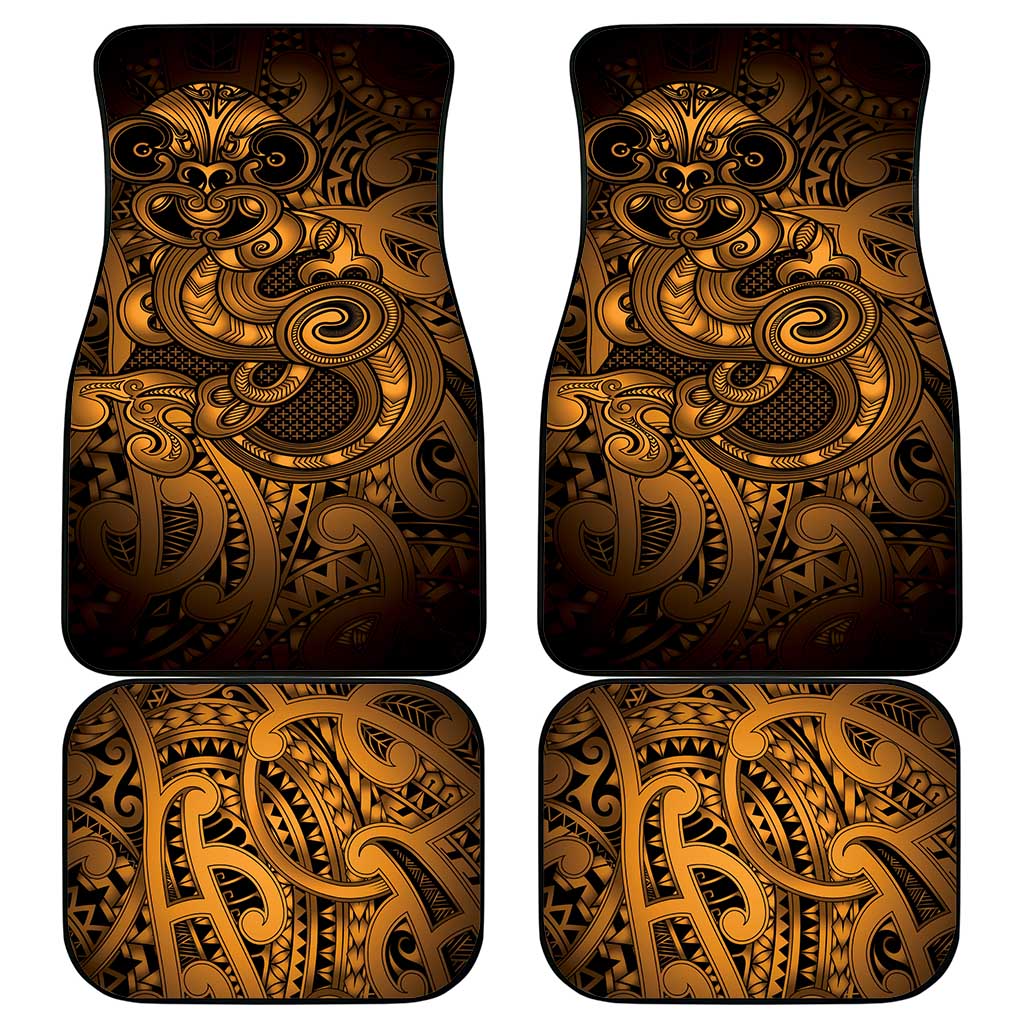 Aotearoa Maori Hei Tiki Car Mats Koura Kowhaiwhai Puhoro Motif LT9 - Polynesian Pride