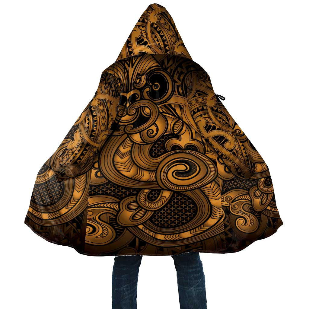 Aotearoa Maori Hei Tiki Cloak Koura Kowhaiwhai Puhoro Motif LT9 Unisex Gold - Polynesian Pride