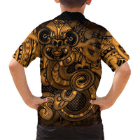 Aotearoa Maori Hei Tiki Family Matching Puletasi and Hawaiian Shirt Koura Kowhaiwhai Puhoro Motif
