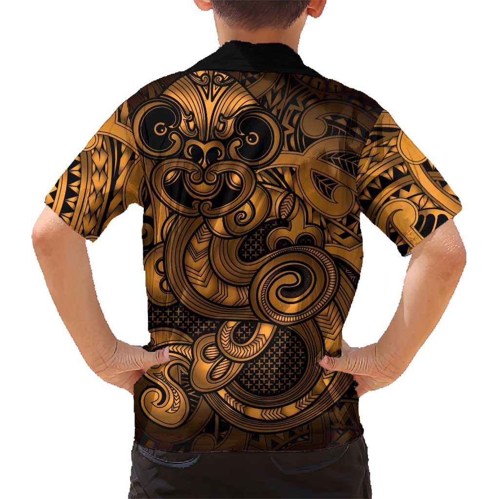 Aotearoa Maori Hei Tiki Family Matching Summer Maxi Dress and Hawaiian Shirt Koura Kowhaiwhai Puhoro Motif