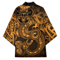 Aotearoa Maori Hei Tiki Kimono Koura Kowhaiwhai Puhoro Motif LT9 - Polynesian Pride
