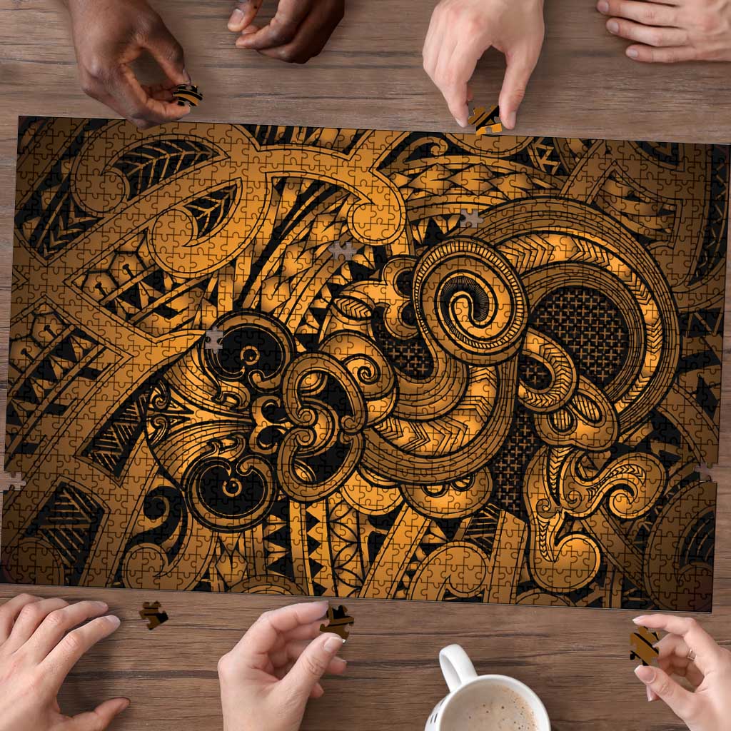 Aotearoa Maori Hei Tiki Puzzle Koura Kowhaiwhai Puhoro Motif LT9 - Polynesian Pride