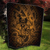 Aotearoa Maori Hei Tiki Quilt Koura Kowhaiwhai Puhoro Motif LT9 - Polynesian Pride