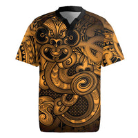 Aotearoa Maori Hei Tiki Rugby Jersey Koura Kowhaiwhai Puhoro Motif