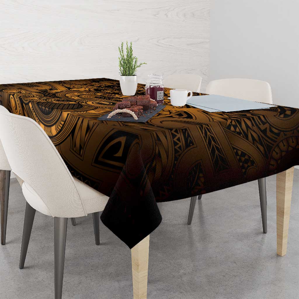 Aotearoa Maori Hei Tiki Tablecloth Koura Kowhaiwhai Puhoro Motif LT9 - Polynesian Pride