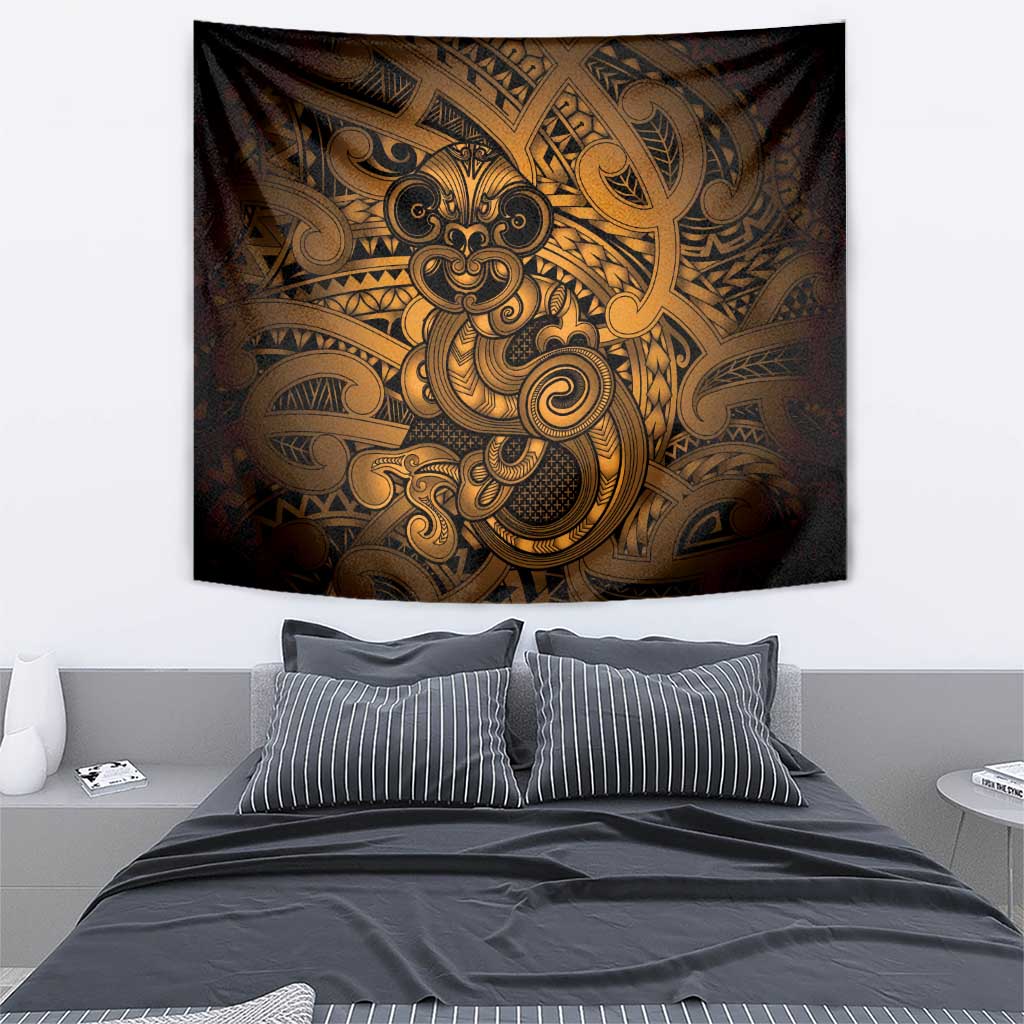 Aotearoa Maori Hei Tiki Tapestry Koura Kowhaiwhai Puhoro Motif LT9 - Polynesian Pride