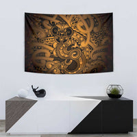 Aotearoa Maori Hei Tiki Tapestry Koura Kowhaiwhai Puhoro Motif LT9 - Polynesian Pride