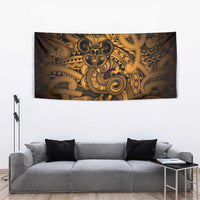Aotearoa Maori Hei Tiki Tapestry Koura Kowhaiwhai Puhoro Motif LT9 - Polynesian Pride
