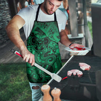 Aotearoa Maori Hei Tiki Apron Kakariki Kowhaiwhai Puhoro Motif LT9 - Polynesian Pride