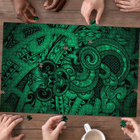 Aotearoa Maori Hei Tiki Puzzle Kakariki Kowhaiwhai Puhoro Motif LT9 - Polynesian Pride