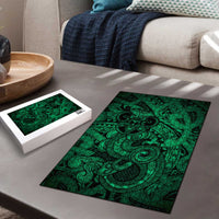 Aotearoa Maori Hei Tiki Puzzle Kakariki Kowhaiwhai Puhoro Motif LT9 - Polynesian Pride