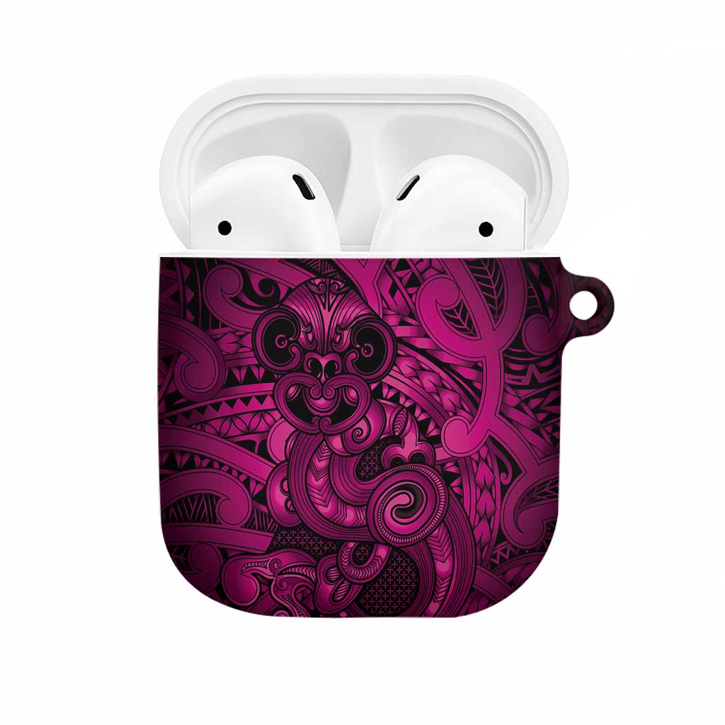Aotearoa Maori Hei Tiki AirPods Case Mawhero Kowhaiwhai Puhoro Motif