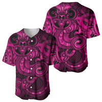Aotearoa Maori Hei Tiki Baseball Jersey Mawhero Kowhaiwhai Puhoro Motif LT9 - Polynesian Pride