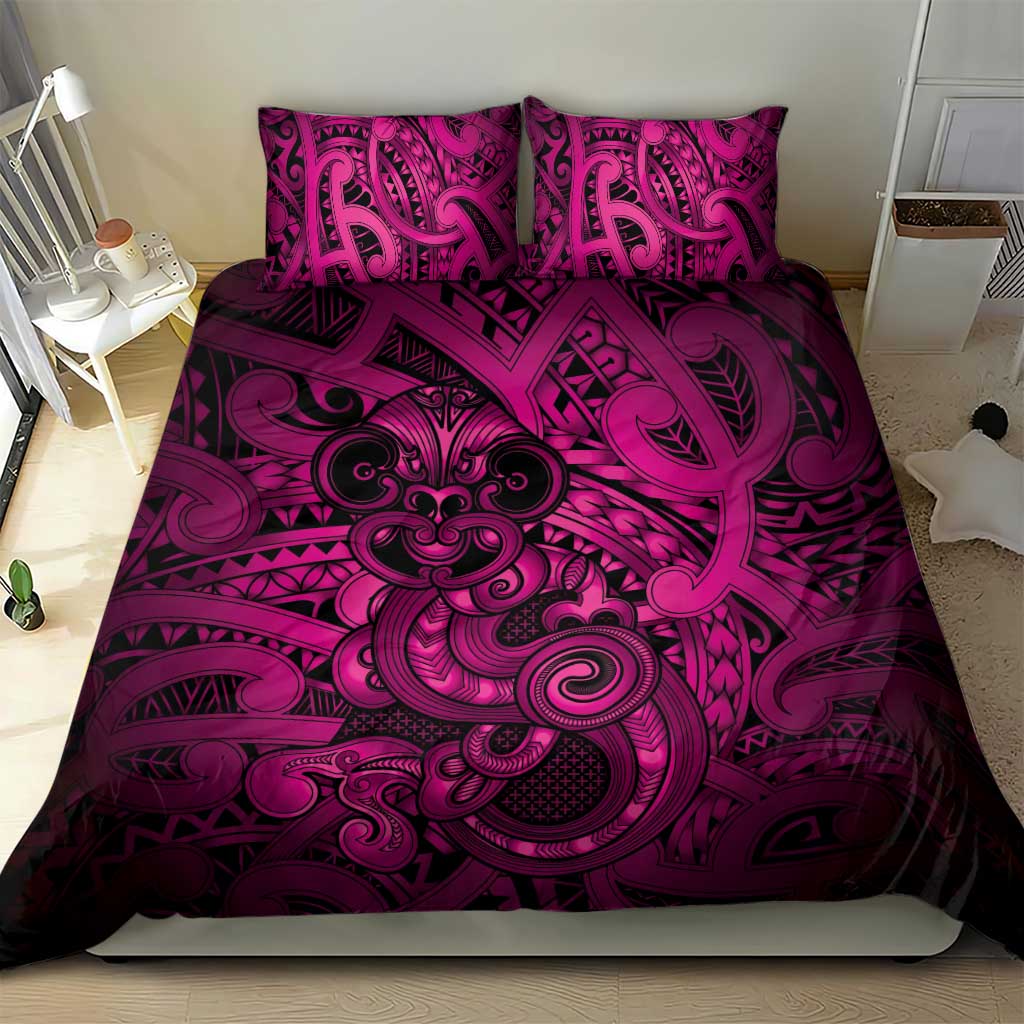 Aotearoa Maori Hei Tiki Bedding Set Mawhero Kowhaiwhai Puhoro Motif LT9 - Polynesian Pride