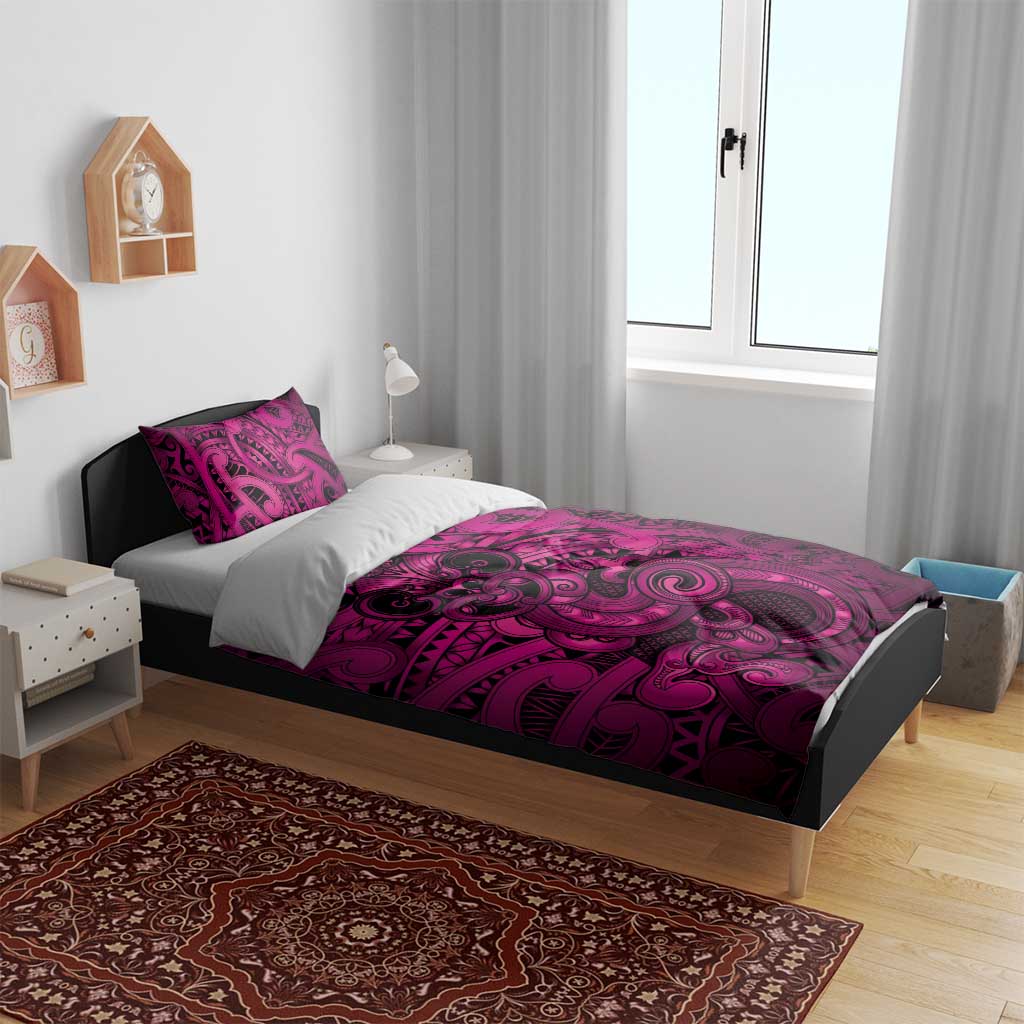 Aotearoa Maori Hei Tiki Bedding Set Mawhero Kowhaiwhai Puhoro Motif LT9 - Polynesian Pride