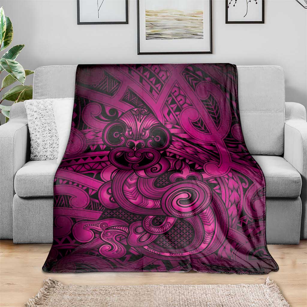 Aotearoa Maori Hei Tiki Blanket Mawhero Kowhaiwhai Puhoro Motif LT9 - Polynesian Pride