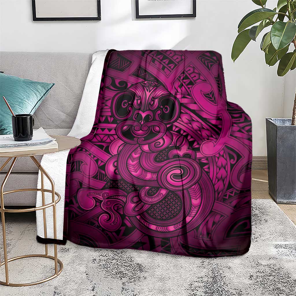 Aotearoa Maori Hei Tiki Blanket Mawhero Kowhaiwhai Puhoro Motif LT9 - Polynesian Pride