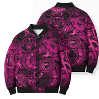 Aotearoa Maori Hei Tiki Bomber Puffer Jacket Mawhero Kowhaiwhai Puhoro Motif LT9 - Polynesian Pride