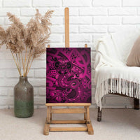 Aotearoa Maori Hei Tiki Canvas Wall Art Mawhero Kowhaiwhai Puhoro Motif