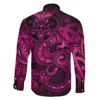 Aotearoa Maori Hei Tiki Family Matching Mermaid Dress and Hawaiian Shirt Mawhero Kowhaiwhai Puhoro Motif