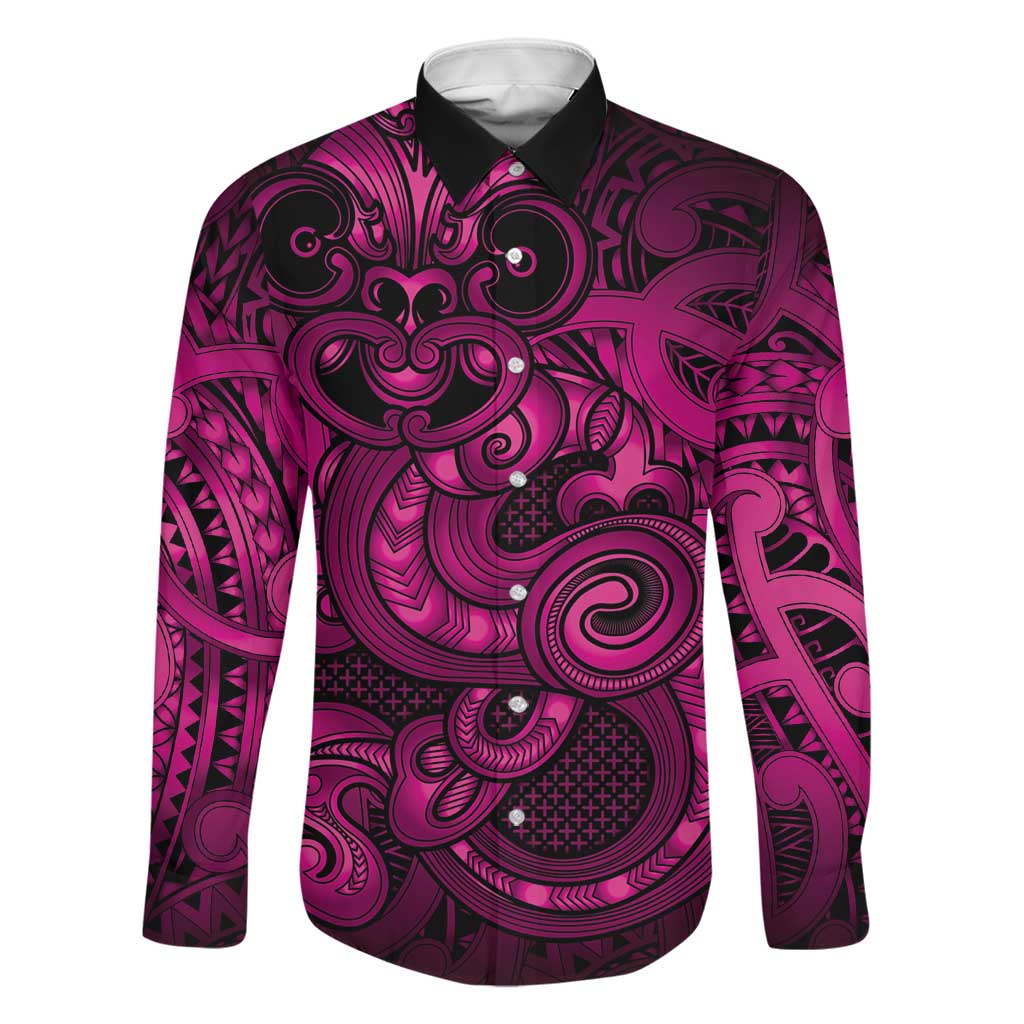 Aotearoa Maori Hei Tiki Family Matching Short Sleeve Bodycon Dress and Hawaiian Shirt Mawhero Kowhaiwhai Puhoro Motif