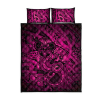 Aotearoa Maori Hei Tiki Quilt Bed Set Mawhero Kowhaiwhai Puhoro Motif LT9 - Polynesian Pride