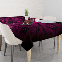 Aotearoa Maori Hei Tiki Tablecloth Mawhero Kowhaiwhai Puhoro Motif LT9 - Polynesian Pride