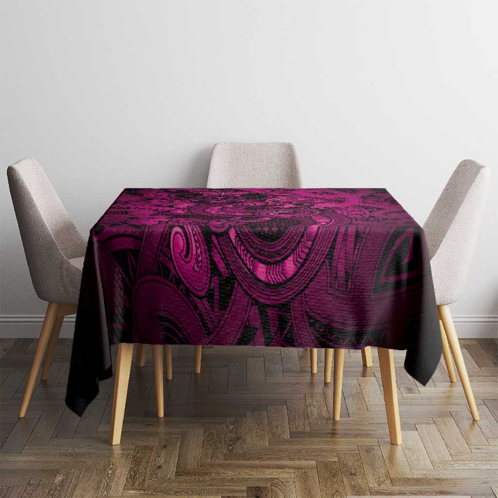 Aotearoa Maori Hei Tiki Tablecloth Mawhero Kowhaiwhai Puhoro Motif LT9 - Polynesian Pride