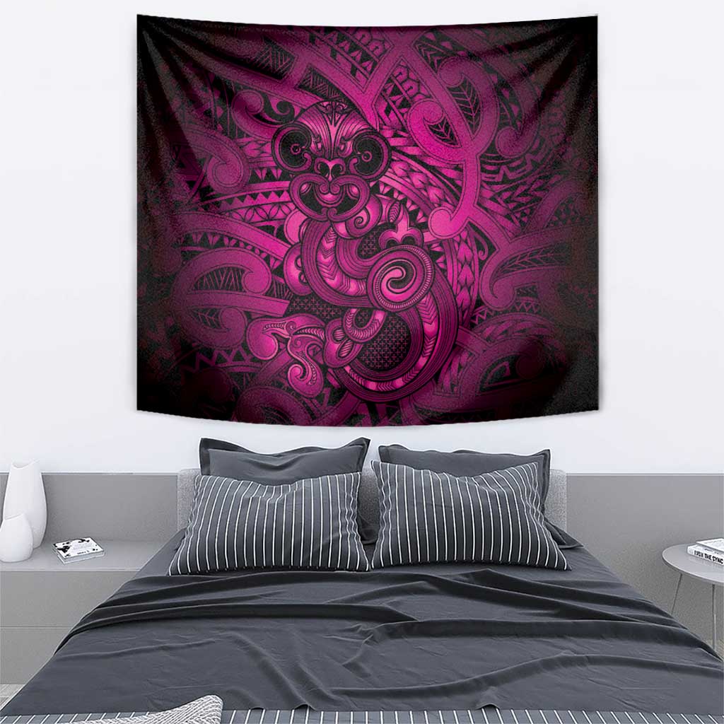 Aotearoa Maori Hei Tiki Tapestry Mawhero Kowhaiwhai Puhoro Motif LT9 - Polynesian Pride