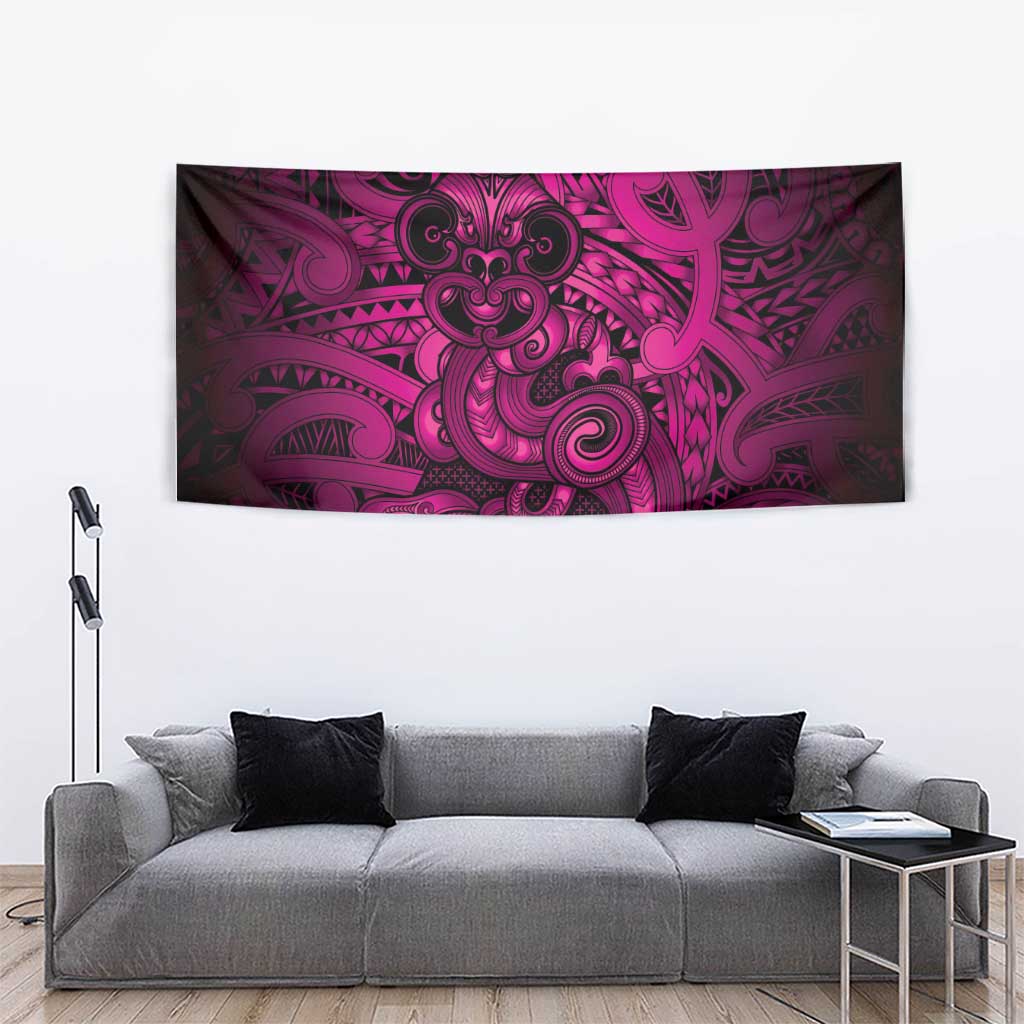 Aotearoa Maori Hei Tiki Tapestry Mawhero Kowhaiwhai Puhoro Motif LT9 - Polynesian Pride