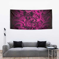 Aotearoa Maori Hei Tiki Tapestry Mawhero Kowhaiwhai Puhoro Motif LT9 - Polynesian Pride