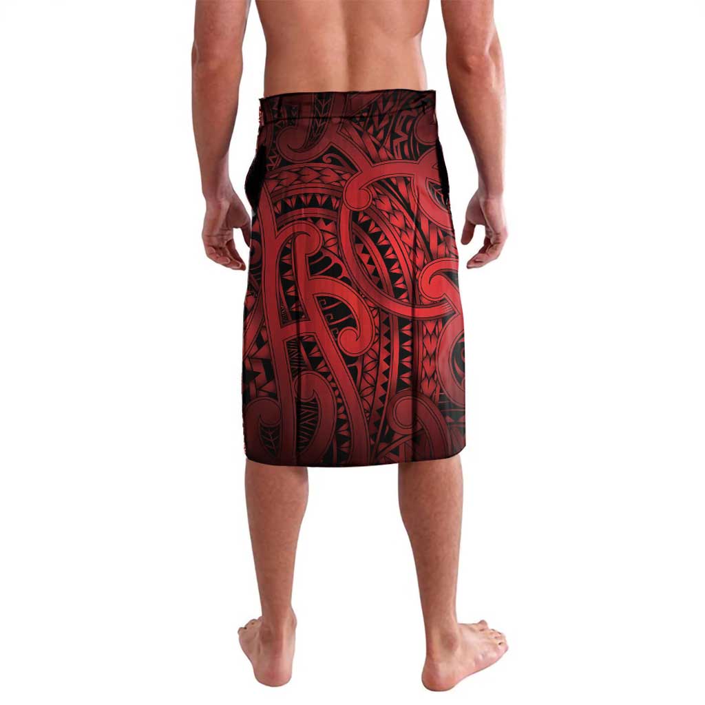 Aotearoa Maori Hei Tiki Lavalava Whero Kowhaiwhai Puhoro Motif LT9 - Polynesian Pride