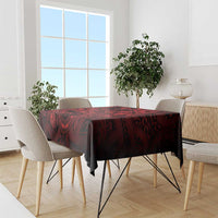 Aotearoa Maori Hei Tiki Tablecloth Whero Kowhaiwhai Puhoro Motif LT9 - Polynesian Pride