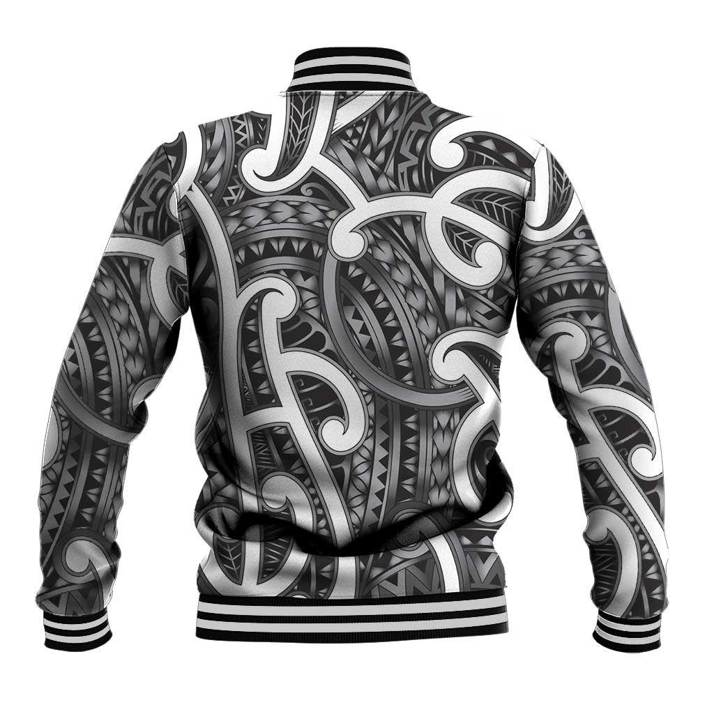 Aotearoa Maori Kowhaiwhai Baseball Jacket Kiwikiwi Puhoro and Patiki LT9 - Polynesian Pride