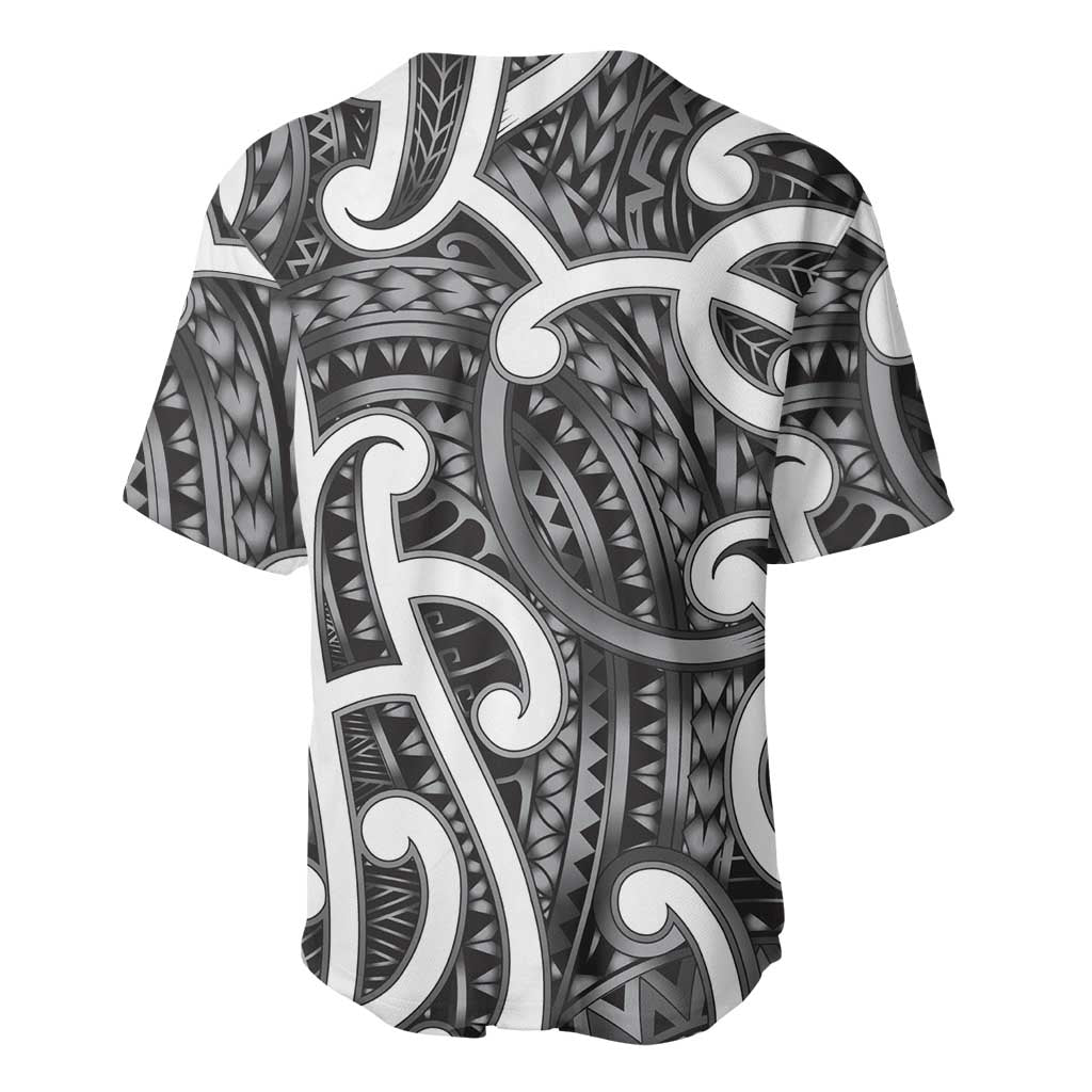 Aotearoa Maori Kowhaiwhai Baseball Jersey Kiwikiwi Puhoro and Patiki LT9 - Polynesian Pride