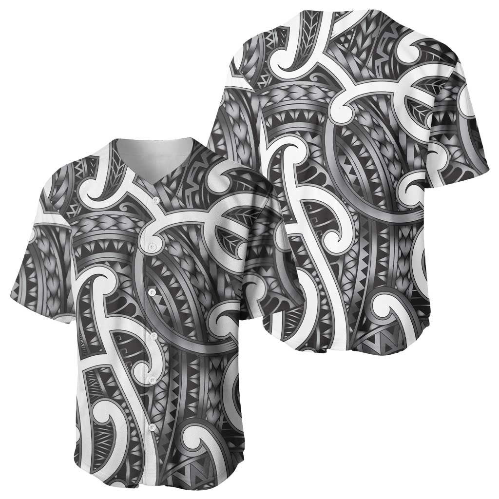 Aotearoa Maori Kowhaiwhai Baseball Jersey Kiwikiwi Puhoro and Patiki LT9 - Polynesian Pride