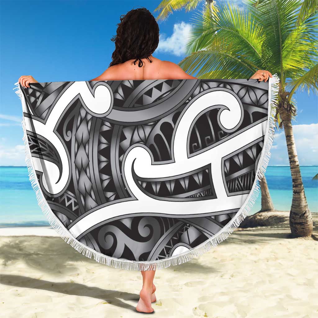 Aotearoa Maori Kowhaiwhai Beach Blanket Kiwikiwi Puhoro and Patiki LT9 - Polynesian Pride