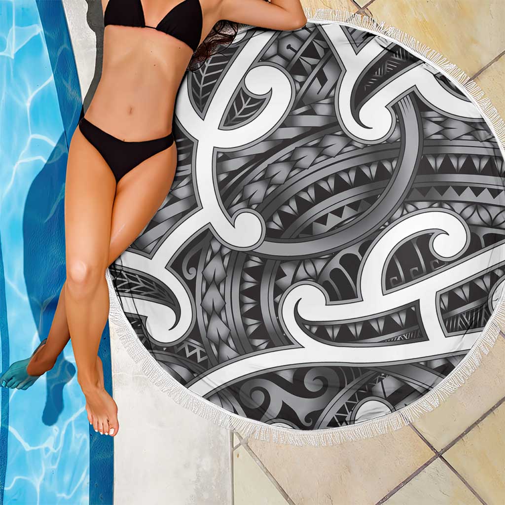 Aotearoa Maori Kowhaiwhai Beach Blanket Kiwikiwi Puhoro and Patiki LT9 - Polynesian Pride