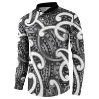 Aotearoa Maori Kowhaiwhai Button Sweatshirt Kiwikiwi Puhoro and Patiki LT9 - Polynesian Pride