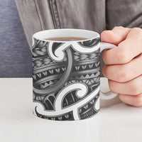 Aotearoa Maori Kowhaiwhai Ceramic Mug Kiwikiwi Puhoro and Patiki LT9 - Polynesian Pride