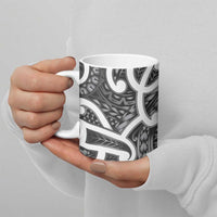 Aotearoa Maori Kowhaiwhai Ceramic Mug Kiwikiwi Puhoro and Patiki LT9 - Polynesian Pride
