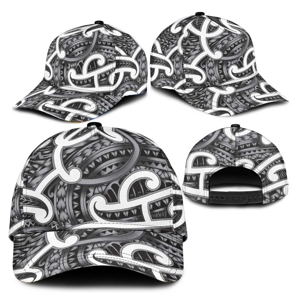 Aotearoa Maori Kowhaiwhai Classic Cap Kiwikiwi Puhoro and Patiki LT9 - Polynesian Pride