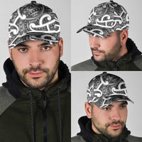 Aotearoa Maori Kowhaiwhai Classic Cap Kiwikiwi Puhoro and Patiki LT9 - Polynesian Pride